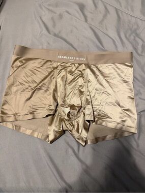 Seamless & Story Men's Stretch Boxer Briefs - Taupe